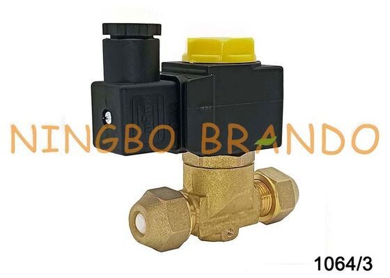 1064/3 Tipe Castel Solenoid Valve 3/8' Flare 1064/3A7 untuk pendingin