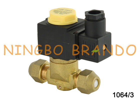 1064/3 Tipe Castel Solenoid Valve 3/8' Flare 1064/3A7 untuk pendingin
