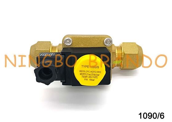 Katup Solenoid Pendingin Tipe Castel 1090/6 Flare 3/4'' SAE