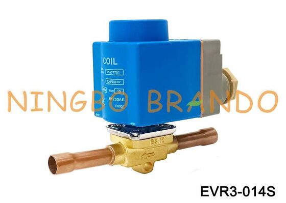 Katup Solenoid Tipe Danfoss 032F1206 EVR 3 1/4'' inci Solder NC