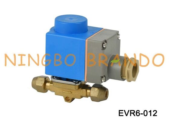 Katup solenoid Danfoss Tipe EVR 6 NC Flare 1/2'' SAE 220VAC