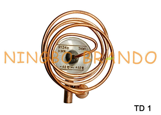 Katup ekspansi termostatik Danfoss Tipe TD1 R134a R22 R407C R404A