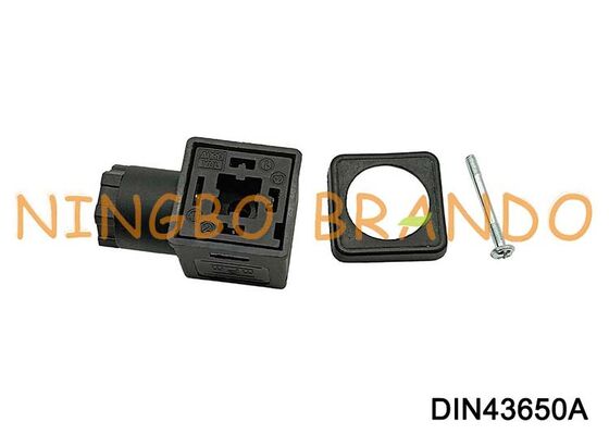 Konektor Kumparan Solenoid DIN43650A 18mm 3 PIN DIN 43650 Tipe A