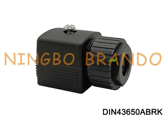 Konektor Steker Kabel Kumparan Solenoid Tipe 2508 DIN43650A 18mm DIN 43650 Tipe A