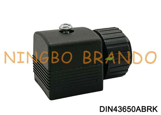 Konektor Steker Kabel Kumparan Solenoid Tipe 2508 DIN43650A 18mm DIN 43650 Tipe A