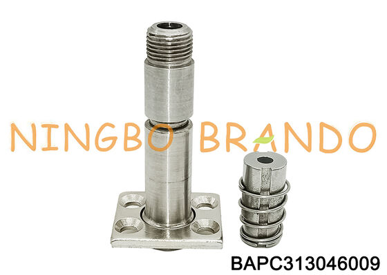 Tabung Angker Baja Tahan Karat NC 3/2 Arah untuk Kit Perbaikan Katup Solenoid Mobil
