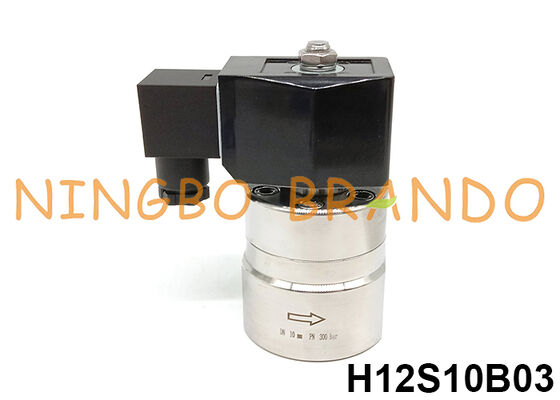 Katup Solenoid Tekanan Tinggi 300 bar 3/8'' 220V 110V 24V 12V