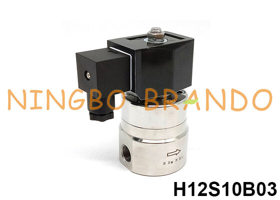 Katup Solenoid Tekanan Tinggi 300 bar 3/8'' 220V 110V 24V 12V