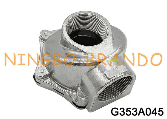 ASCO Tipe G353A045 2/2 NC G1-1/2 Katup Dioperasikan Pilot Aluminium Berulir