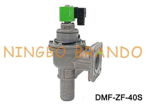 Katup Diafragma DMF-ZF-40S 1,5 inci Katup Pulsa Elektromagnetik Bergelang Sudut Kanan