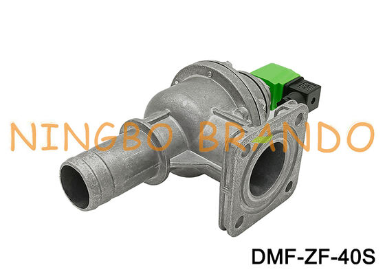 Katup Diafragma DMF-ZF-40S 1,5 inci Katup Pulsa Elektromagnetik Bergelang Sudut Kanan