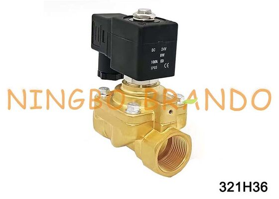 321H36 Parker Type H Series Solenoid Valve 1,5 Sampai 50 Bar Kuningan Katup Tekanan Tinggi