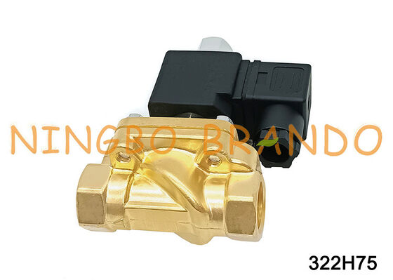 Katup Solenoid Biasanya Terbuka 322H75 G1/2'' 40 bar DC24V AC220V