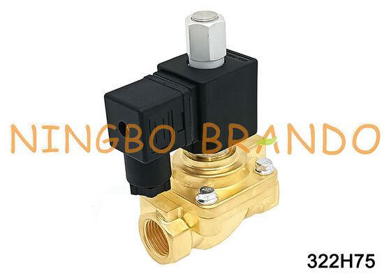 Katup Solenoid Biasanya Terbuka 322H75 G1/2'' 40 bar DC24V AC220V