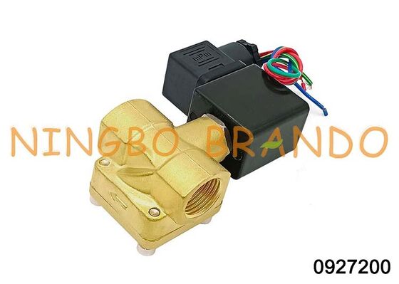 Katup Solenoid Seri 0927 0927200 1/2 '' Katup Kuningan Biasanya Tertutup