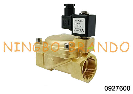 Katup Solenoid yang Dioperasikan Pilot Kuningan Seri 0927 0927600 1-1/2''