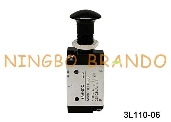 Airtac Tipe 3L110-06 3L Katup Kontrol Udara Dorong-Tarik 3/2 Arah