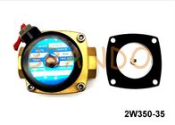1-1 / 4 &amp;#39;&amp;#39; 2W350-35 Dua Cara Kuningan Solenoid Valve Air Komponen Peralatan Reverse Osmosis