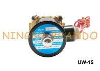 2W160-15 UW-15 1/2 &quot;Semi Langsung NBR Diafragma Tipe Uni-D Kuningan Solenoid Valve 110 V AC 12 V DC