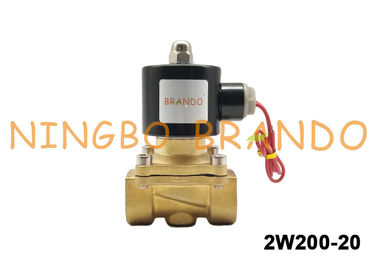 3/4 &quot;UNI-D Tipe UW-20 2W200-20 Kuningan Solenoid Valve Untuk Minyak Gas Air