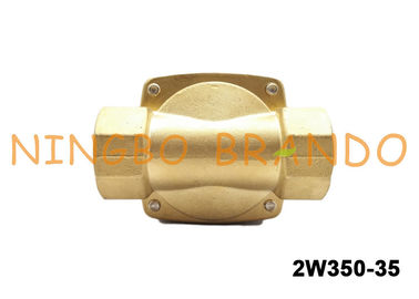 1-1 / 4 &quot;UNI-D Tipe UW-35 2W350-35 Katup Kontrol Cairan Solenoid Kuningan
