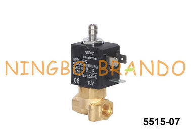 5515 Ceme Tipe 3 Way Mesin Kopi Kuningan Solenoid Valve Biasanya Tertutup 230v 24v