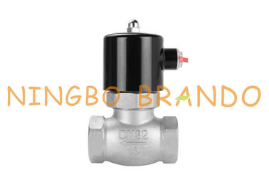 Uni-D Jenis US Seri 1-1 / 4 '' Stainless Steel Solenoid Valve Untuk Air Panas Minyak Uap AC220V DC24V