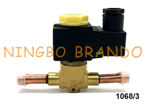 Castell Type 3/4 '' ODS Solder Brass Refrigeration Solenoid Valve 1068/3