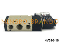 3/8 `` NPT 5/2 Way 4V310-10 Air Directional Control Single Solenoid Pneumatic Valve 24VDC 220VAC