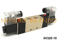 3/8 `` NPT 4V320-10 5/2 Way Directional Control Valve Pneumatik Solenoid Ganda AC110V AC220V