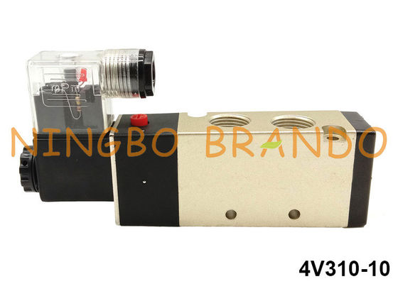 4V310-10 Katup Solenoid Pneumatik Jenis Airtac 3/8 &quot;5/2 Way 220VAC