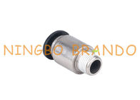 1/4 `` 8mm Round Male Straight Quick Connect Pneumatic Hose Fittings