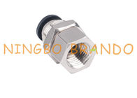 1/4 `` 8mm Quick Connect Bulkhead Female Straight Pneumatic Hose Fittings