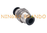 1/4 `` 8mm Bulkhead Union Push To Quick Connect Pneumatic Hose Fittings