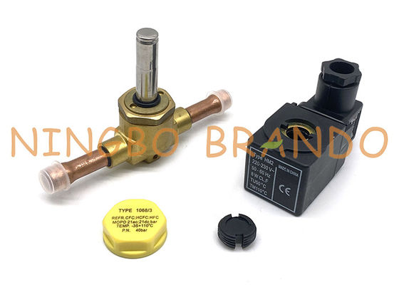 1068/3 Diafragma Pilot Dioperasikan ODS 3/8 '' Katup Solenoid Pendingin