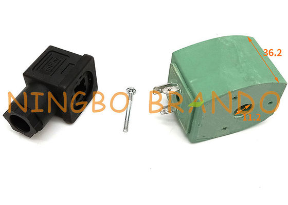 ASCO Tipe 11.4mm Diameter Lubang 24V DC 238513-017 238513-117 Solenoid Coil