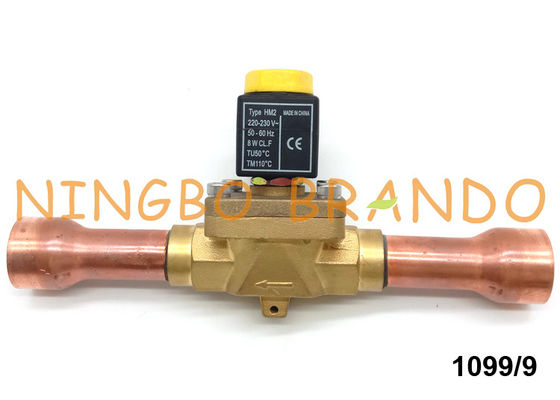 Castel Type 1099 / 9A6 Refrigeration Solenoid Valve 1 1/8 Inch 220V