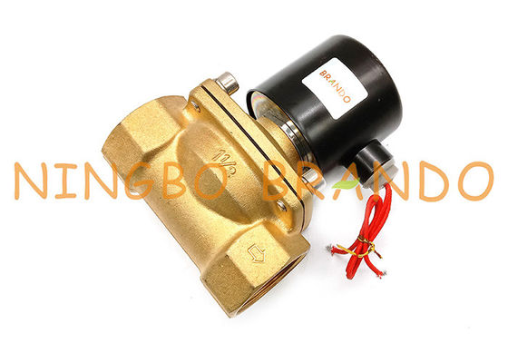 1-1 / 2 `` Inch Threaded UW-40 2W400-40 2/2 Way NC Brass Solenoid Valve