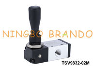TSV9832-02M Shako Type Pneumatic Hand Control Valve 3/2 Way