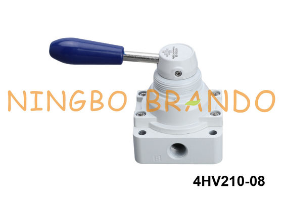 4HV210-08 Airtac Type 4/2 Way Rotary Hand Lever Valve Pneumatik