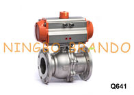 4 ''Pneumatic Actuated Flange Ball Valve Stainless Steel 304