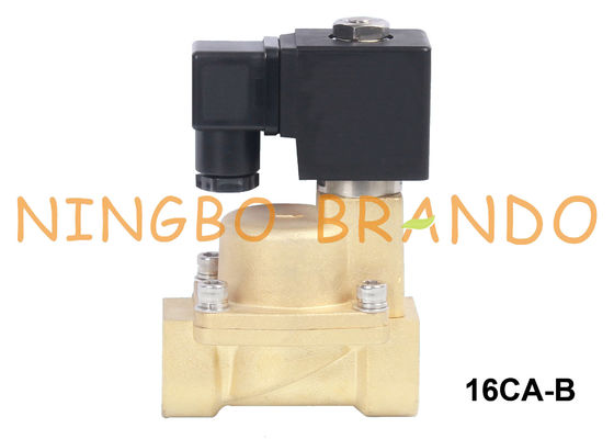 Katup Solenoid Kuningan Uap Dan Air Panas 3/8 1/2 3/4 1 Inch 24V 220V