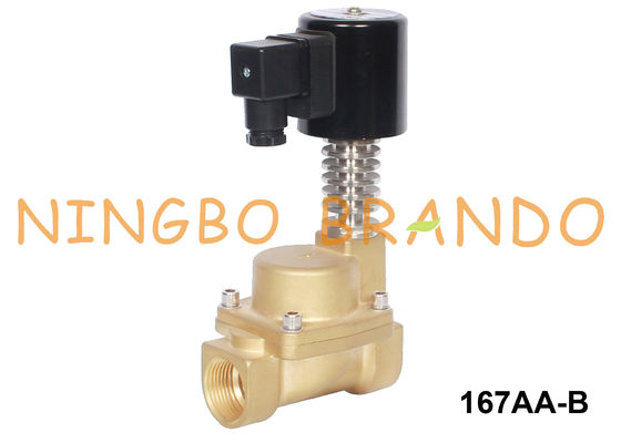 3/8'' 1/2'' 3/4'' 1'' Air Panas Kuningan Solenoid Valve 12V 24V 110V 220V