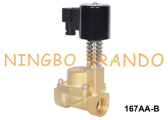 Katup Solenoid Kuningan Air Panas 3/8 1/2 Inci 12V 24V DC 110V 220V AC