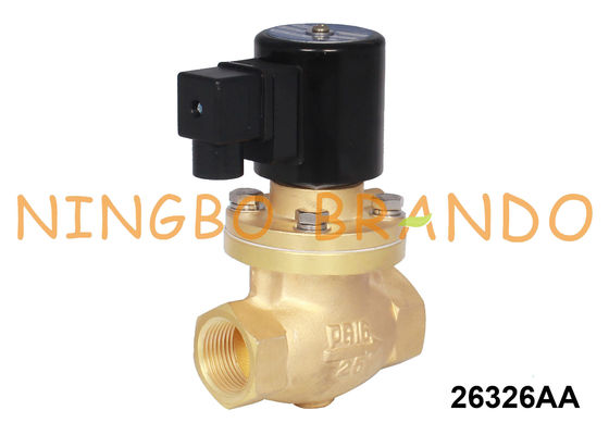 Katup Solenoid Kuningan Uap Dan Air Panas 1 1/4 '' 1 1/2 '' 2 '' 24V 220V