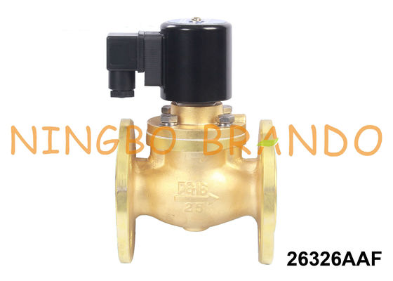 2 ''Flanged Air Panas Dan Uap Kuningan Solenoid Valve 24VDC 220VAC