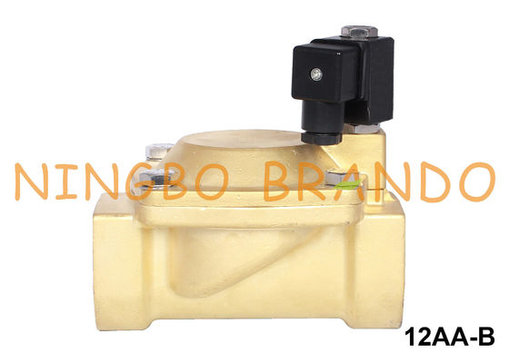 2 ''Air Air Latching Kuningan Listrik Solenoid Valve 6VDC 12VDC 24VDC