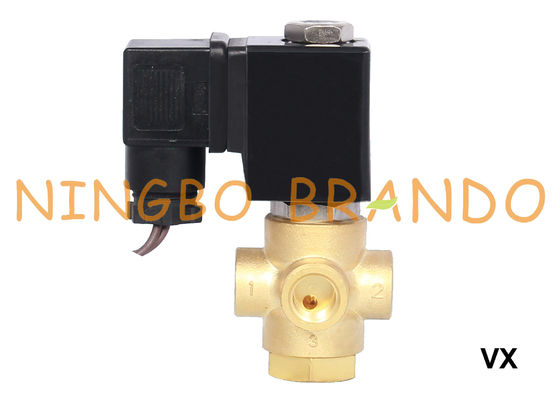 3 Way Universal Kuningan Solenoid Valve 1/8 '' 1/4 '' 12V 24V 110V 120V 220V 230V