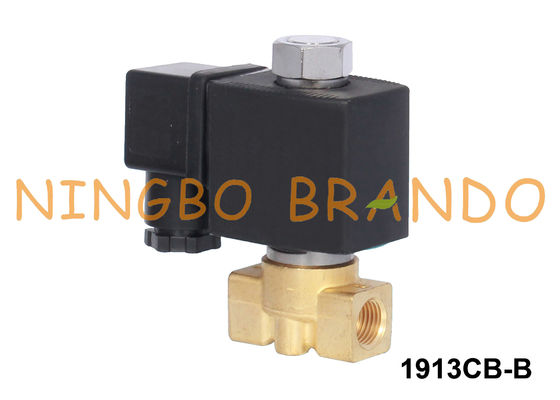 1/8 ''Air Air Kuningan Solenoid Valve 2 Arah Biasanya Terbuka 24V 220V