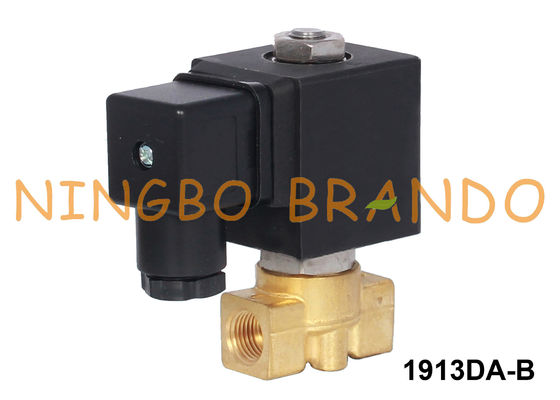1/8 Inch Direct Acting Water Brass Solenoid Valve Dua Arah Biasanya Ditutup